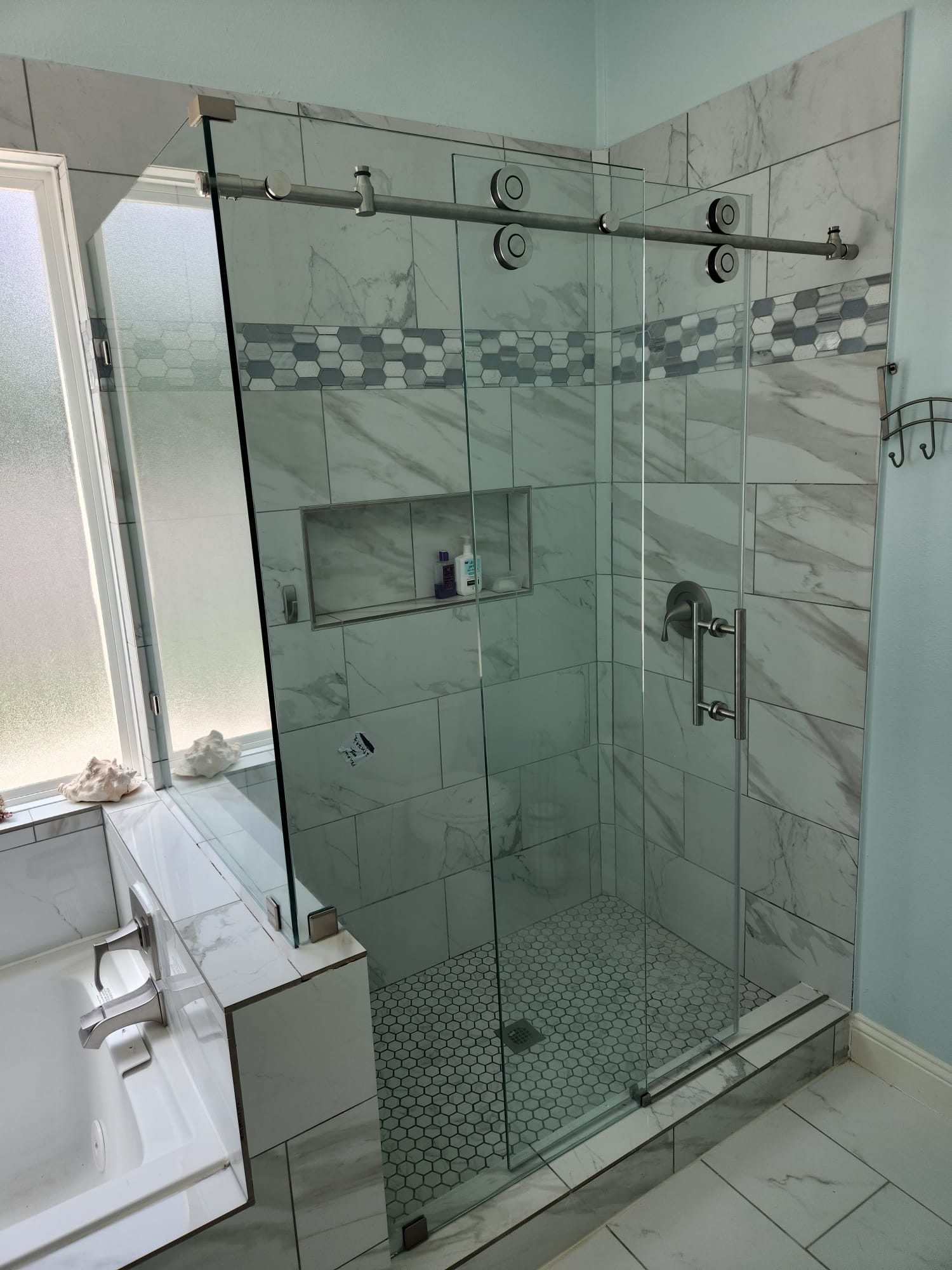 Walk-In Glass Shower